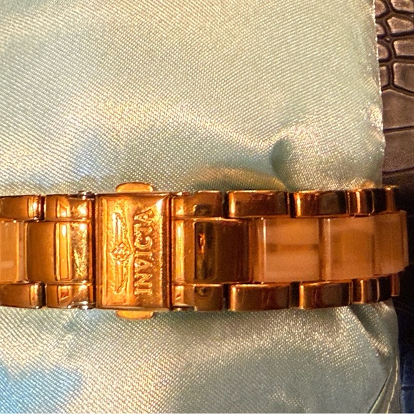 Invicta Swarovski Crystal Watch Citrine Baguettes main image 5